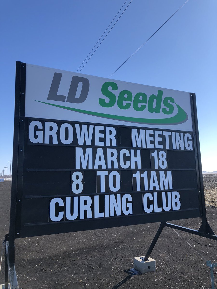 Want a refresher on herbicide carry over , as well as edible bean &amp; fall rye production from <a href="/field2fieldag/">Jason Voogt CCA, PAg</a> ? Call or DM to rsvp to LD Seeds grower meeting at the Altona Curling Club!