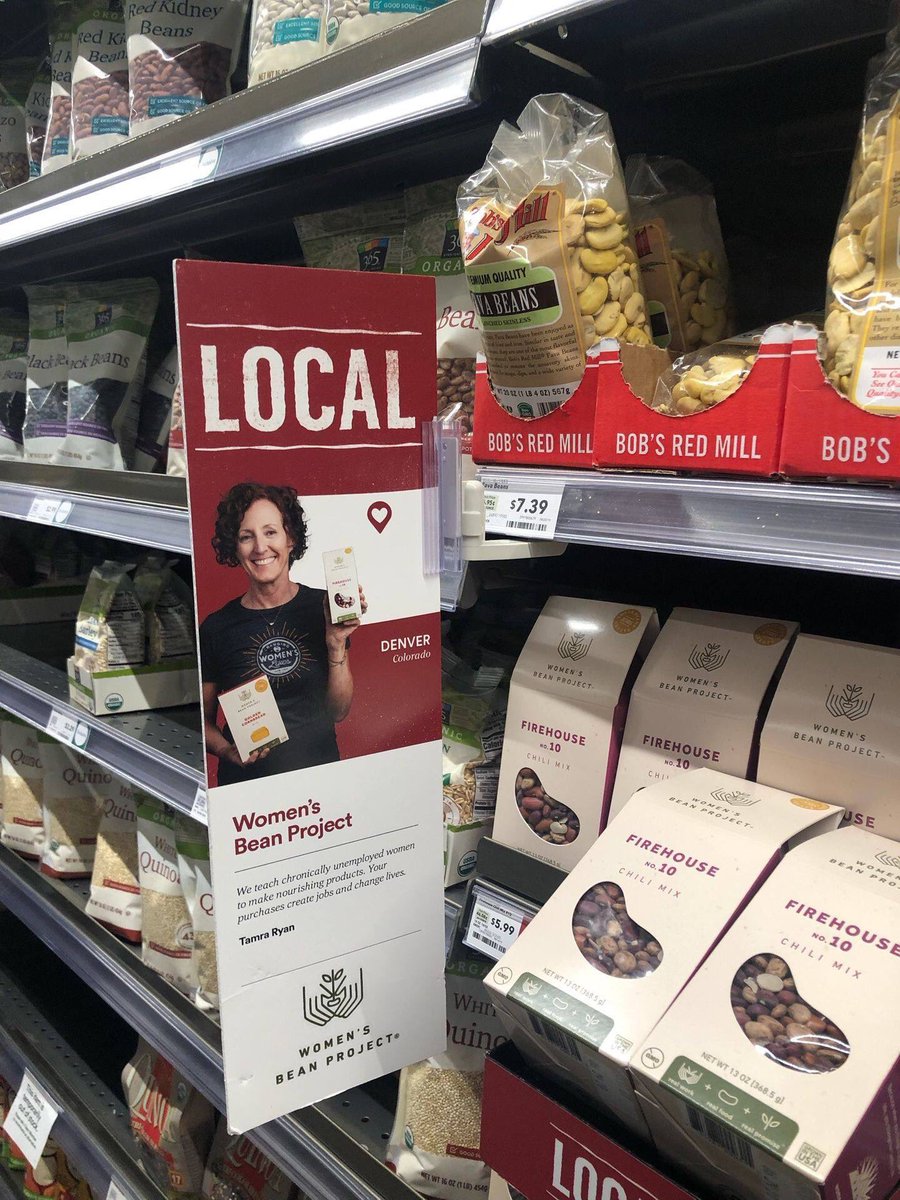 The @WomensBean project is a nonprofit that has a mission to change women’s lives by providing stepping stones to self-sufficiency through social enterprise, redfworkshop.org/case-studies/w… &amp; can be found in <a href="/WholeFoods/">Whole Foods Market</a>. Their CEO <a href="/tamraryan/">Tamra Ryan</a> is also the Interim ED of <a href="/SEAlliance/">Social Enterprise Alliance</a>. #SocEnt