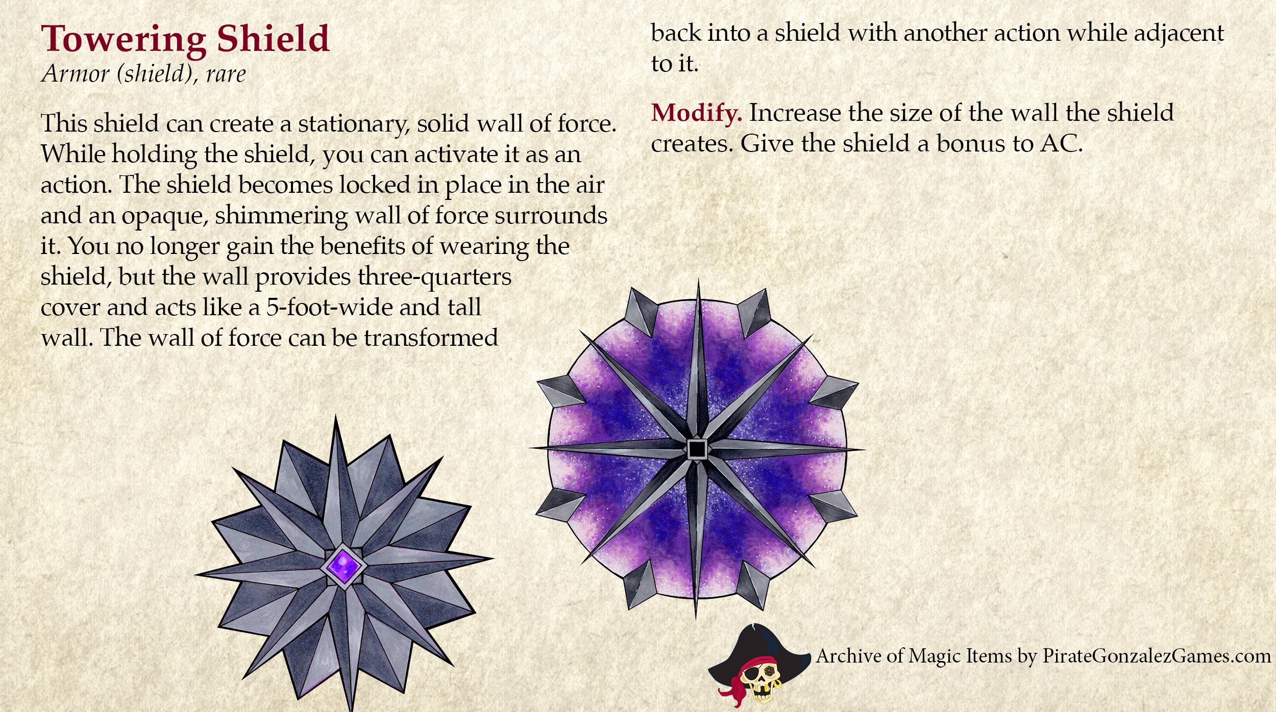 To tell the truth Upward Invest Tim Gonzalez | BEACON RPG on Twitter: "D&amp;D 5e doesn't have a tower  shield, but the magical Towering Shield is a good replacement! #dnd5e  #ArchiveOfMagicItems https://t.co/a2VBx6axPw" / Twitter