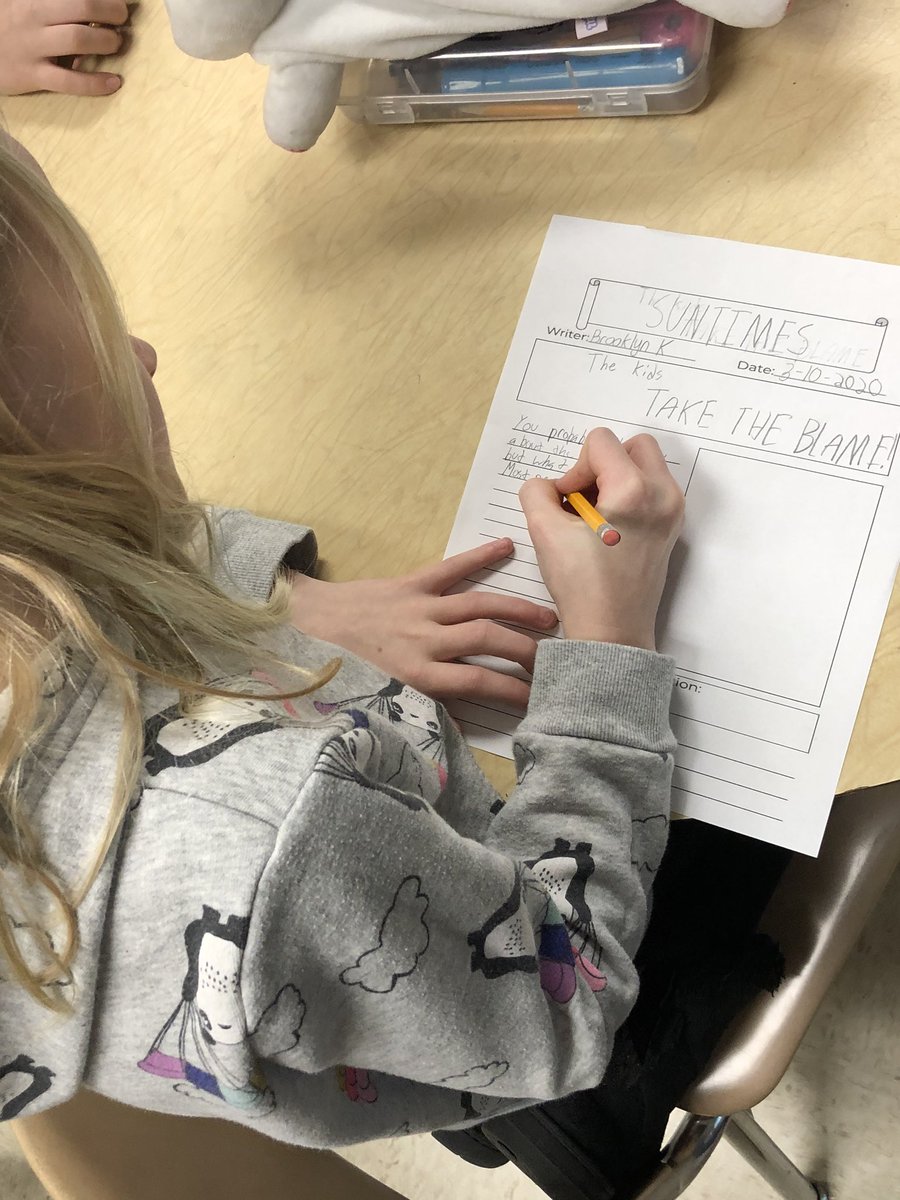 When learning about Chicago’s history, we asked the question “How did the Great Chicago Fire start?” After learning and discussing four theories, students wrote a persuasive piece trying to convince the town who or what truly caused the fire. <a href="/D45Westmore/">Westmore School</a>
