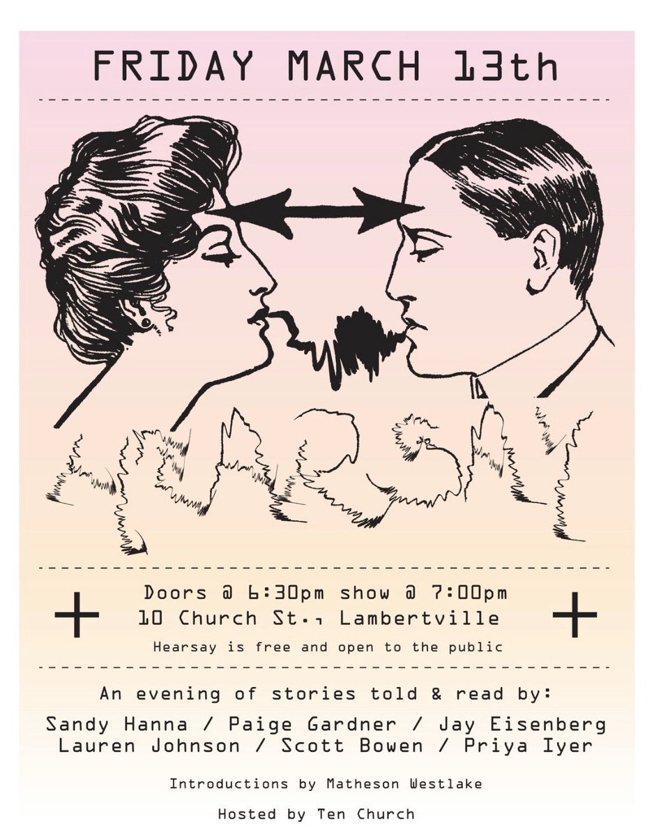 JPaigeGardner's tweet photo. PA &amp; NJ friends — I’ll be reading my piece “The Woman in the Cotton Candy House” from NOT QUITE AS YOU WERE TOLD at this #hearsay event on Friday. Come out, it’ll be fun ☺️ https://t.co/4lPB8eIRil