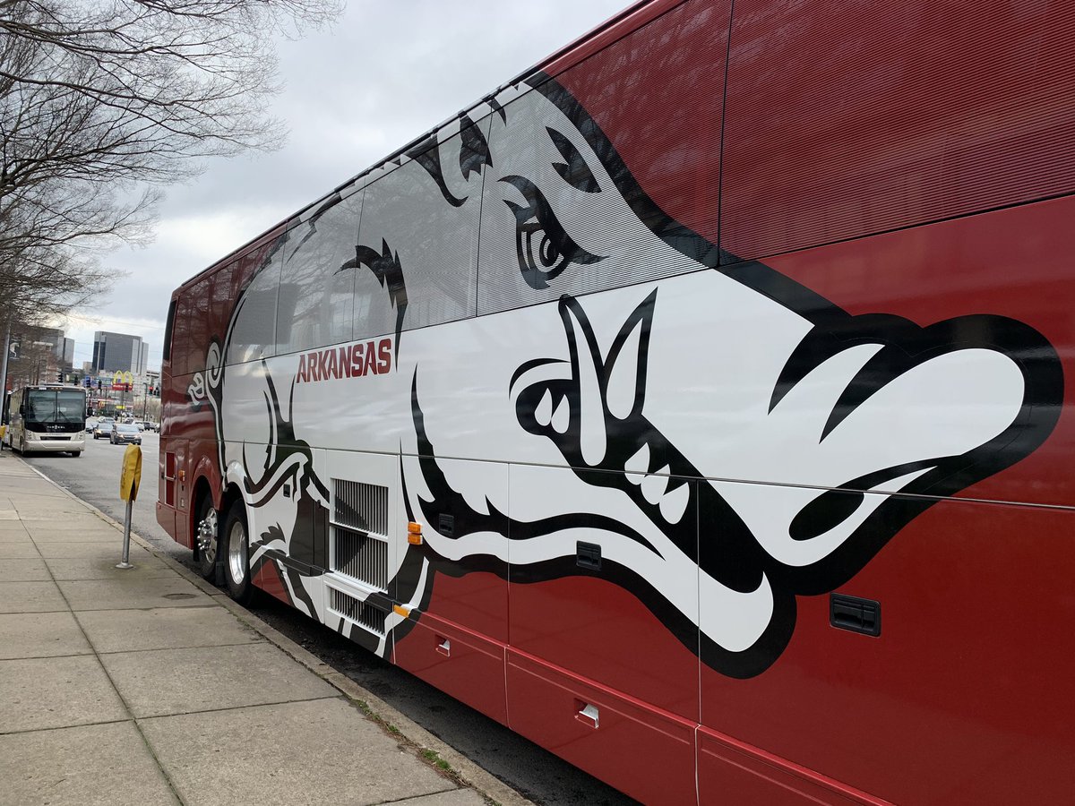 HaydenBalgavy's tweet image. The Hogs have arrived in Nashville and so have we!