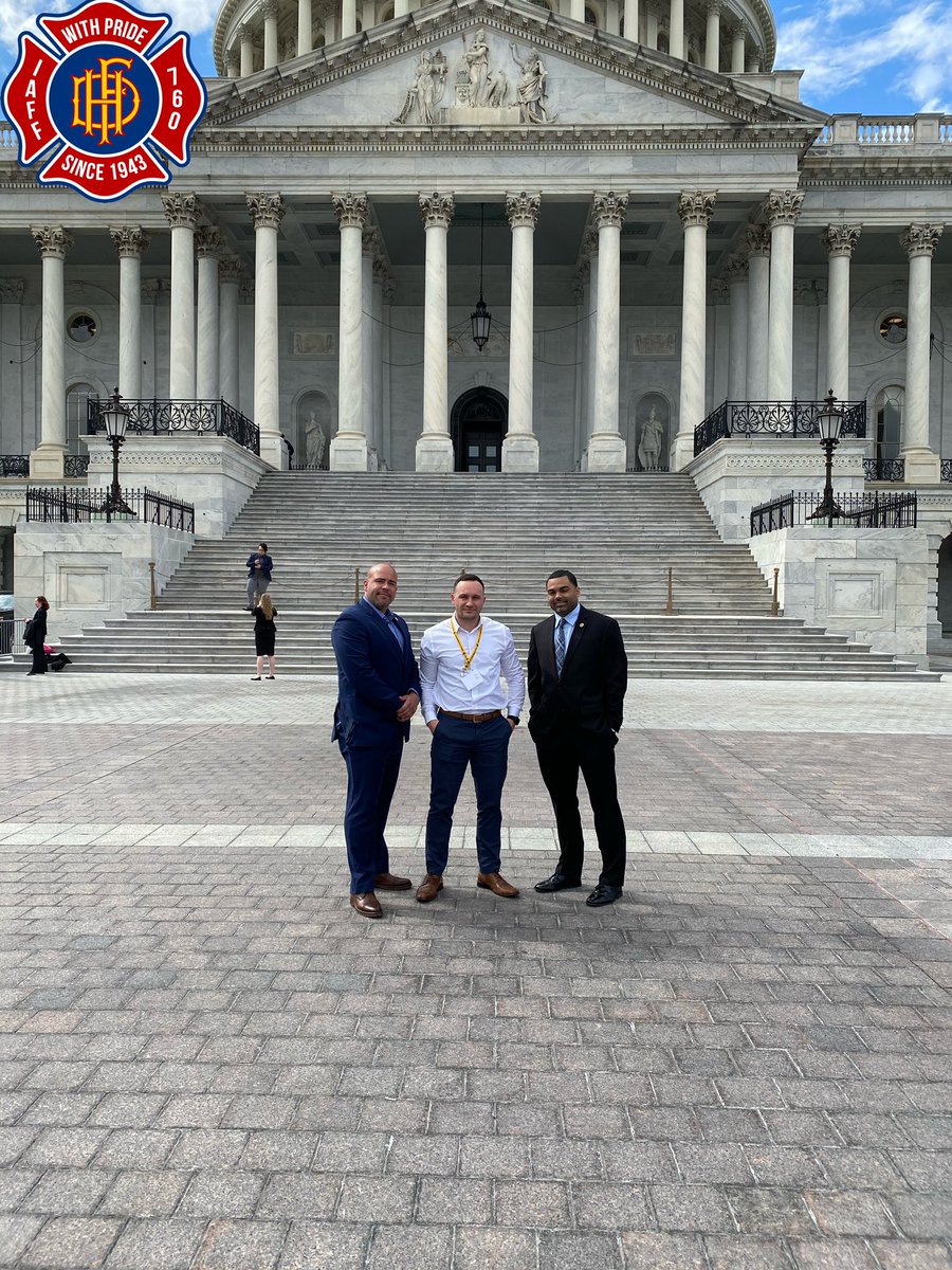 HartfordFire760's tweet photo. Day 2 at the Alfred K. Whitehead #IAFF Legislative conference. Today, members from Local 760 lobbied with their brothers and sisters from #Connecticut with our elected officials staff on important #FirefighterIssues. #HFFLOCAL760 #IAFFLegCon @IAFFNewsDesk @upffa https://t.co/BKNiM8APH0