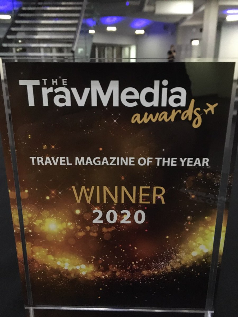 wanderlustmag's tweet photo. Woohoo! We only went and won the Travel Magazine of the Year at the @TravMedia_UK awards. #grateful #teamtravel #thinktravel #unitedwestand https://t.co/iyUor5ttla @Wanderlust_Lyn https://t.co/l3tZEzn0Jz