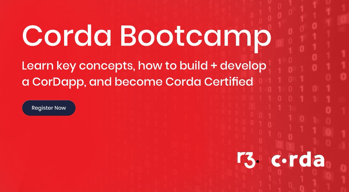 Cordablockchain's tweet photo. Join us for a virtual #blockchain coding bootcamp this Thursday from 1-3pm GMT! Learn how to get started with #Corda + help kickstart your career in blockchain development. Don't miss out! 

Sign up now: https://t.co/Ho0KfKF2Gw https://t.co/IBf5F20QOT