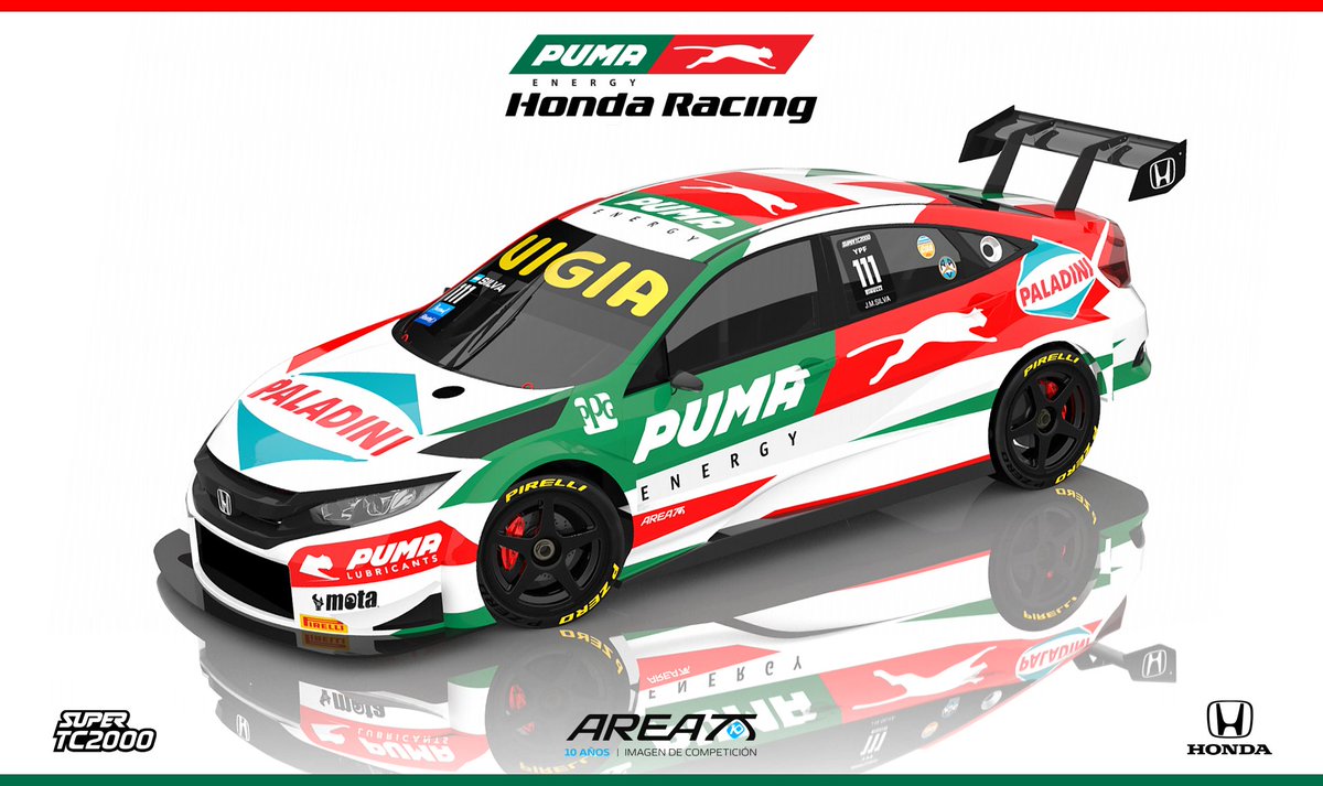 area75's tweet photo. Diez años después volvemos a diseñar los Civic del Equipo @HondaSTC2000 de @supertc2000 que estarán en mano de @patosilvasport, @FYannantuoni, @colorosso34  y @NicoMoscardini. https://t.co/W9prPufXi7