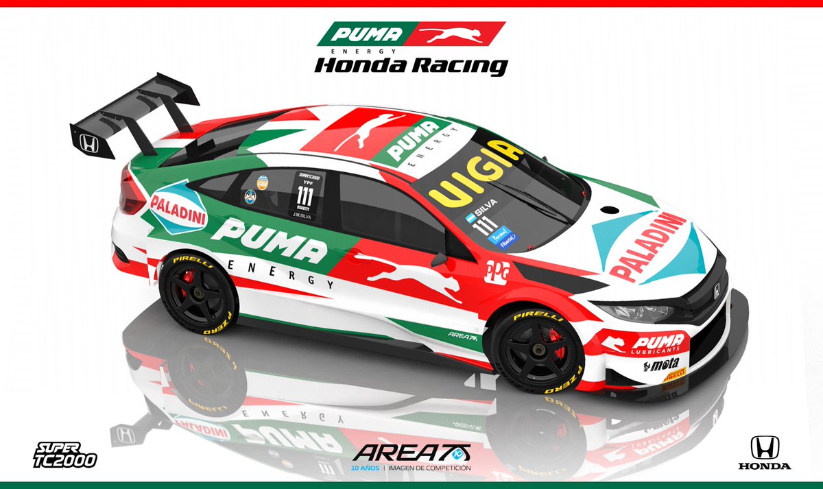 area75's tweet photo. Diez años después volvemos a diseñar los Civic del Equipo @HondaSTC2000 de @supertc2000 que estarán en mano de @patosilvasport, @FYannantuoni, @colorosso34  y @NicoMoscardini. https://t.co/W9prPufXi7