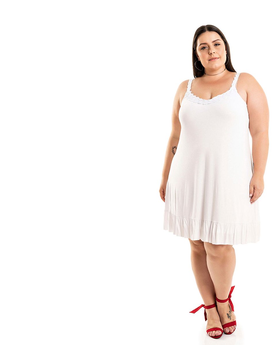 BelinePlusSize's tweet photo. Vestido Plus Size Malha de Viscose com Alças Branco Miss Masy Plus. Confira em: https://t.co/mNbyHhYtZs 😉

#modaplussize #roupasplussize #roupasfemininas #modafeminina #plussize #beline https://t.co/mNDNw4FsTT
