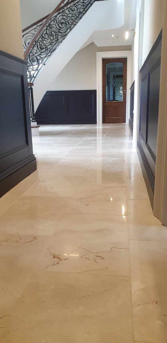 Co.Meath marble clean, polish a d seal completed today.