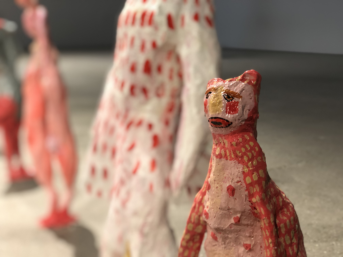 UW_ARTdept's tweet photo. Open now at the #UWArtLofts Gallery, see Ashley Lusietto's #MFA thesis exhibition FELL INTO THE HONEY of #figurative #painting, #drawing, and #sculptures.
Meet the artist at the reception, tomorrow night, Wed 3/11, 6-8pm.
#UWMadison #uwartdept #UWgrad #artsatuw #madisonart https://t.co/pftrrquJ0M