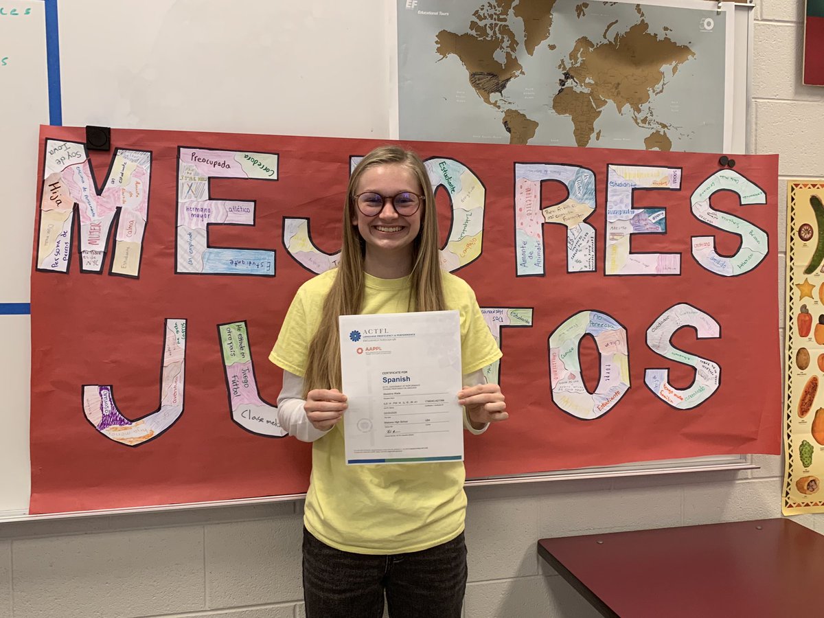 MatoacaWL's tweet photo. Congratulations to the 11 Matoaca High students who just learned they’ll receive the Seal of Biliteracy for their world language on their diploma! Fingers crossed for our other students who will test soon. ¡Buena suerte! #oneccps #matoacaproud https://t.co/Y1GuUXLxAQ