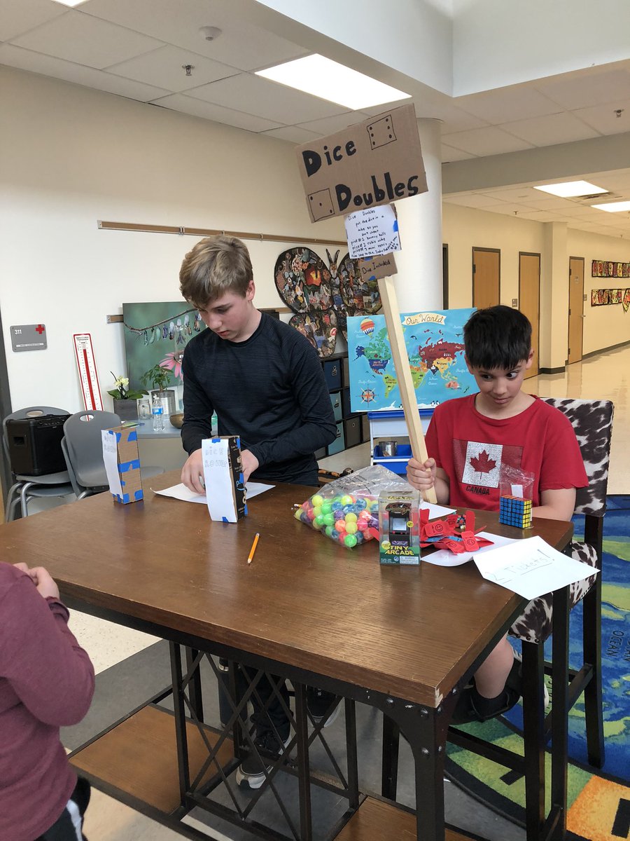 SWhitemath's tweet photo. Everyone’s a winner at the @TerrasetES sixth grade Carnival of Chance! An atrium full of math, games, food, and smiles! @MathematicsFcps @fcpsaap #projectM3 https://t.co/ZyWxe441BO