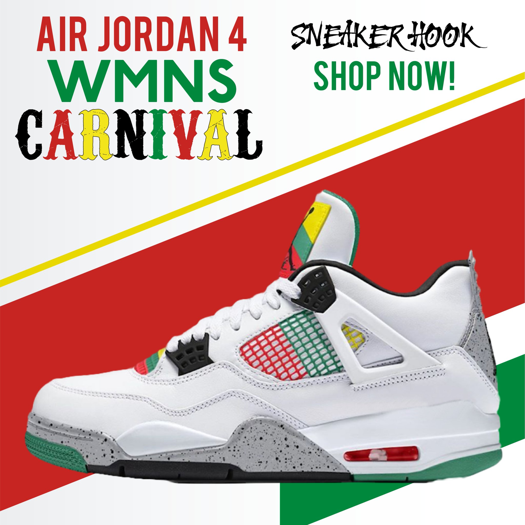 air jordan 4 wmns carnival