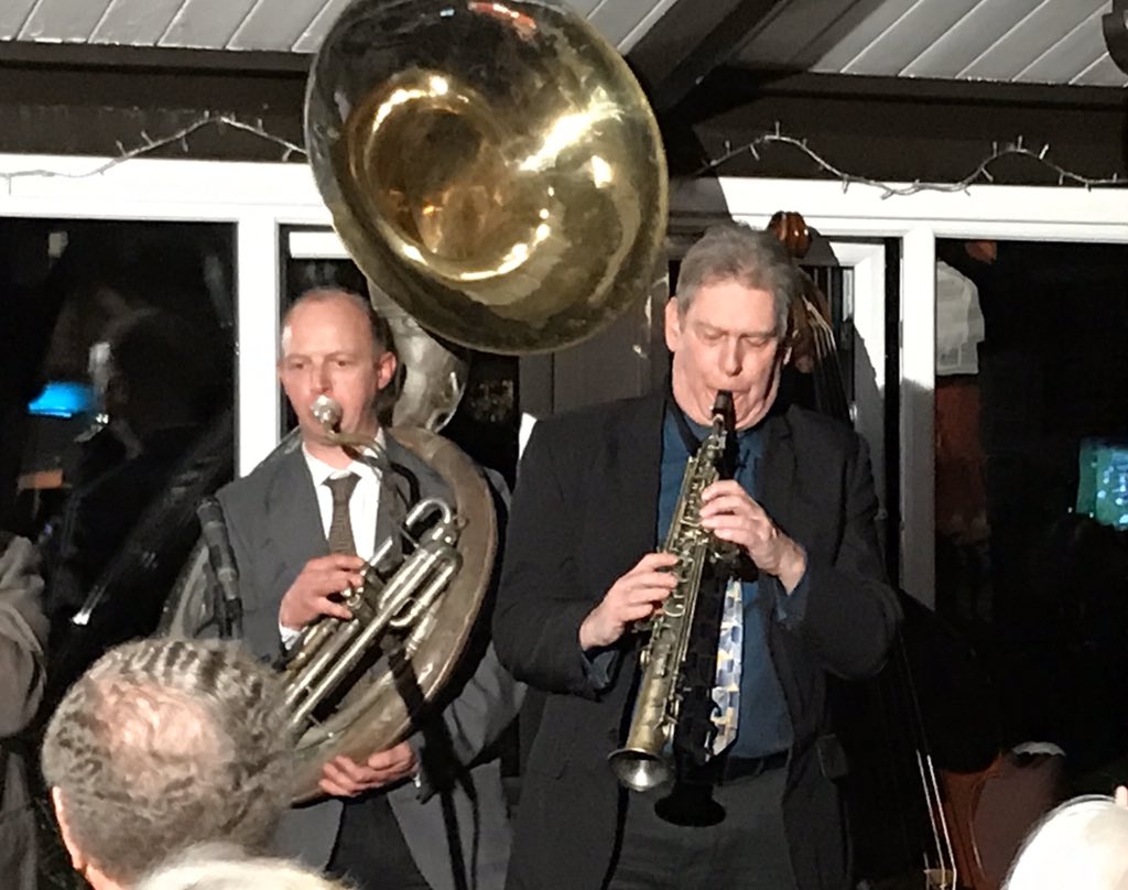 EatonGolf's tweet photo. Such an amazing night with Keith Nichols Hot 5 @EatonGolf #jazz #amazingjazz #JazzLovers https://t.co/PzVEgQRS9z