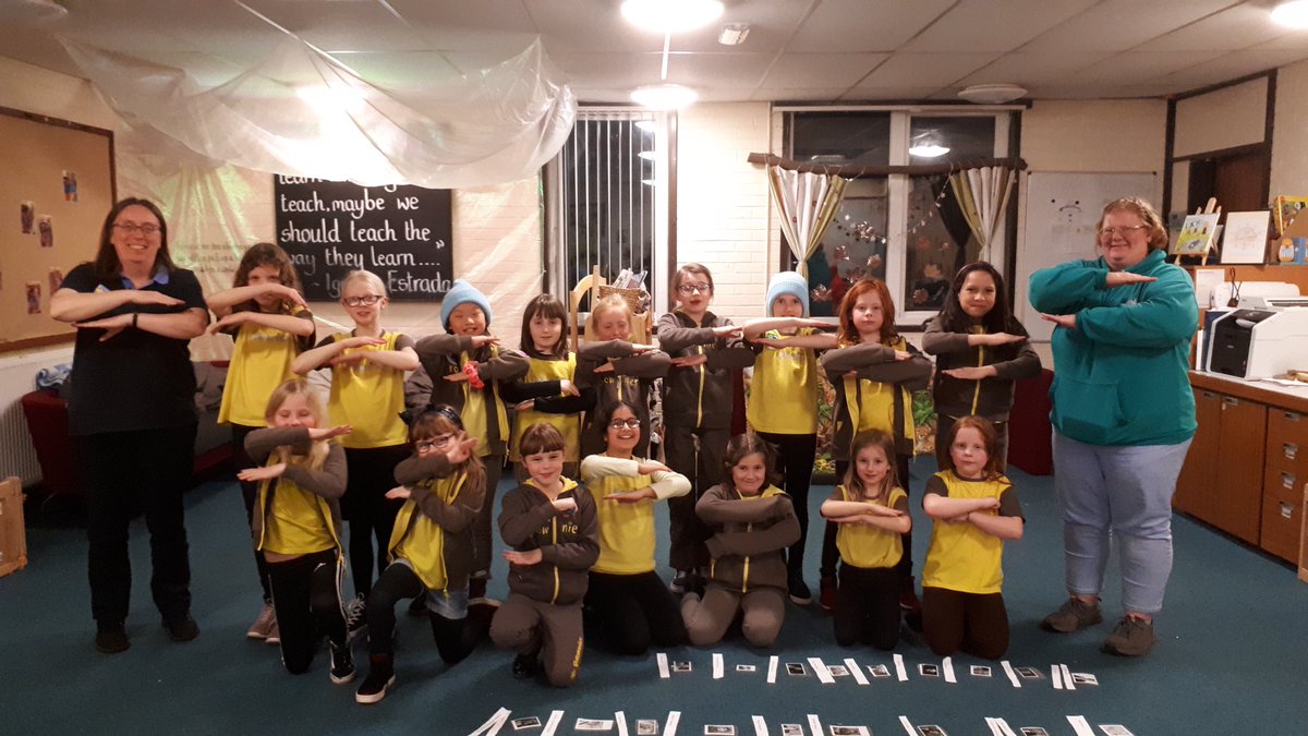 GGuidingAngus's tweet photo. 6th Montrose Brownies recently joined girls and women all over the world to celebrate International Women's Day. The girls had fun matching the names of inspirational women to their pictures. To finish off they all struck the #EachforEqual pose #IWD2020 https://t.co/WnmDheBNR3