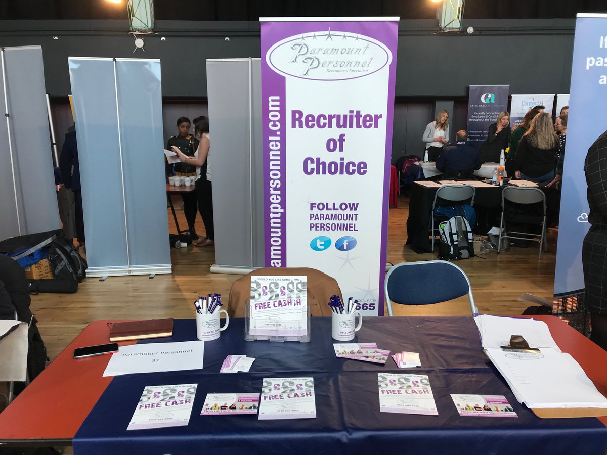 Paramountperson's tweet photo. It was great to be a part of the jobs fair held at Exeter's Corn Exchange for the #FlybeFamily today. Well done to @ExeterCouncil for putting this together so quickly and we hope new jobs were discovered! https://t.co/m6ei9V7RxF