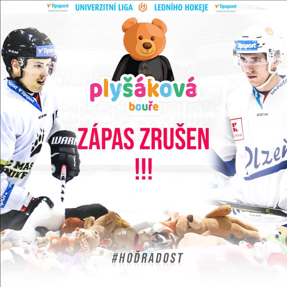 Onlajny_com's tweet photo. Zápas mezi HC Masaryk University a Akademiky z Plzně se neuskuteční. Další dvě utkání #ULLH se odehrají bez fanoušků. https://t.co/J5zecUfDHt