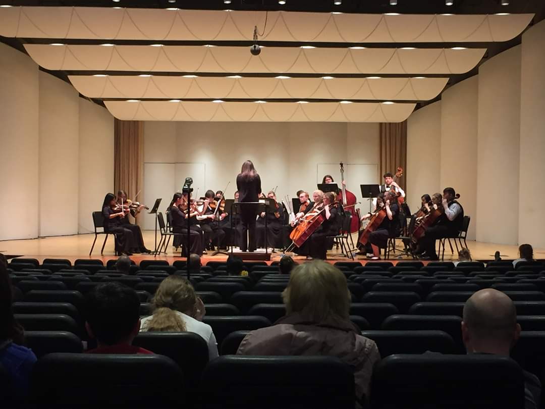 So incredibly proud of CHS string ensemble who performed their hearts out at concert assessment last night. We took a grade 5 and our schools/districts first performance of a grade 6. For our stage performance we earned all superiors ratings! 
 #chsmusic. #STAYGOLDEN