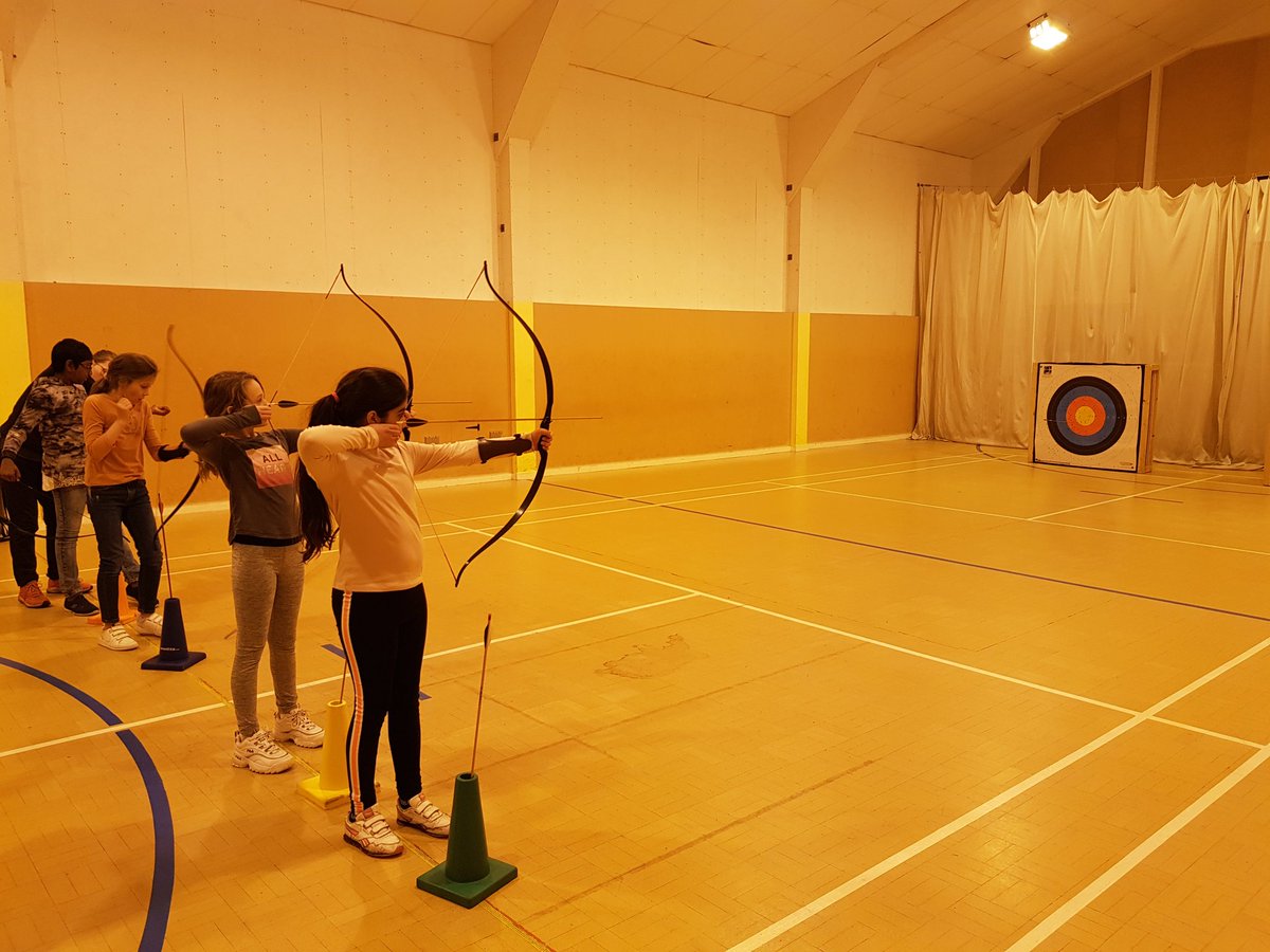 EtonEndSchool's tweet photo. Team Gryffindor making a roaring success of archery today! #WeAreEtonEnd #Devon2020 https://t.co/ZzilLGypFo