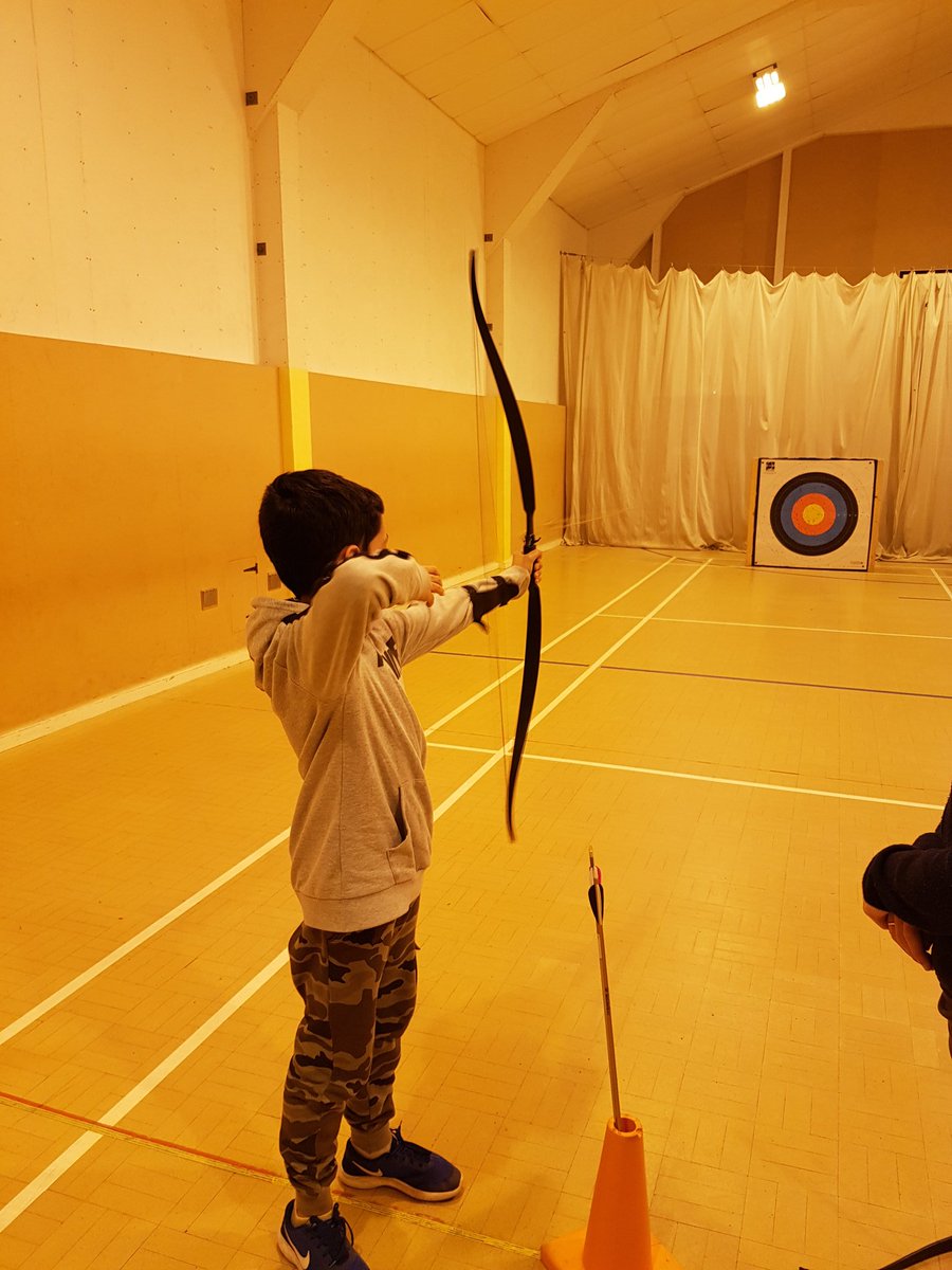 EtonEndSchool's tweet photo. Team Gryffindor making a roaring success of archery today! #WeAreEtonEnd #Devon2020 https://t.co/ZzilLGypFo