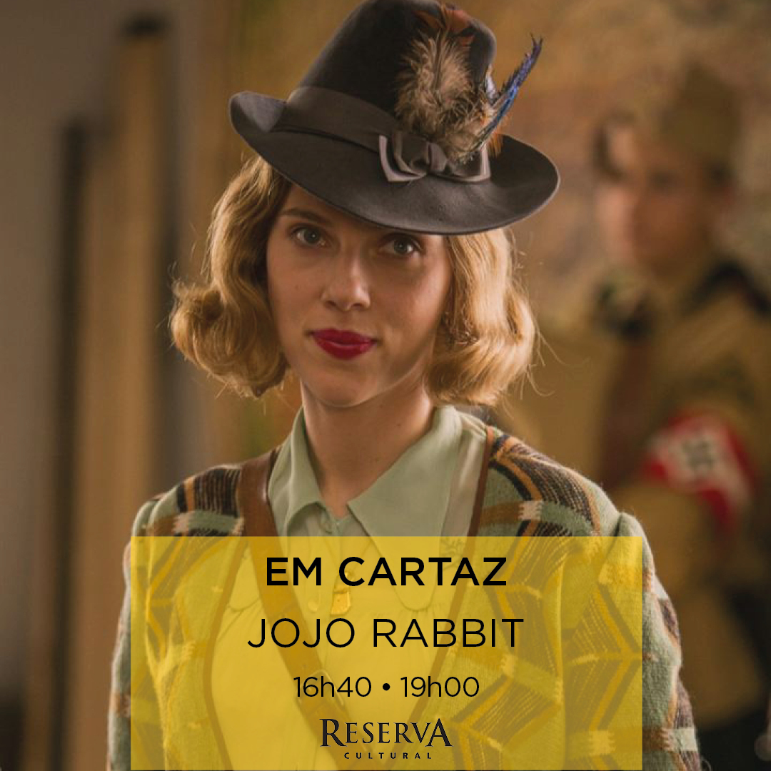ReservaNiteroi's tweet photo. "Jojo Rabbit é vários filmes em um, e como um só, um afago de Taika Waititi em todos aqueles que sofrem algum tipo de autoritarismo" - Cineplayers.

+ https://t.co/VDiYmCiuHG

#vemproreserva #emcartaz #cinema https://t.co/fpSqZkD7Oa