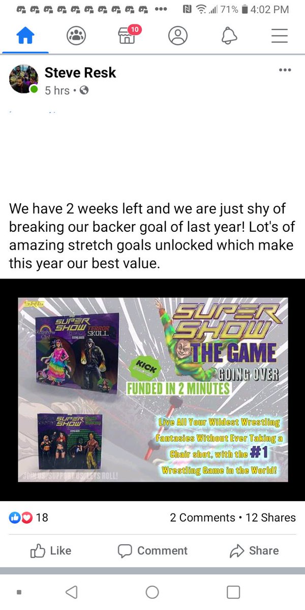 SRGDiscussion's tweet photo. #Kickstarter #Wrestlingcardgame #TCG #CCG #Dice #GoingOver Supershow the Game: Going Over! https://t.co/Co4EyDJXvT https://t.co/Q3ScK3ZwfL