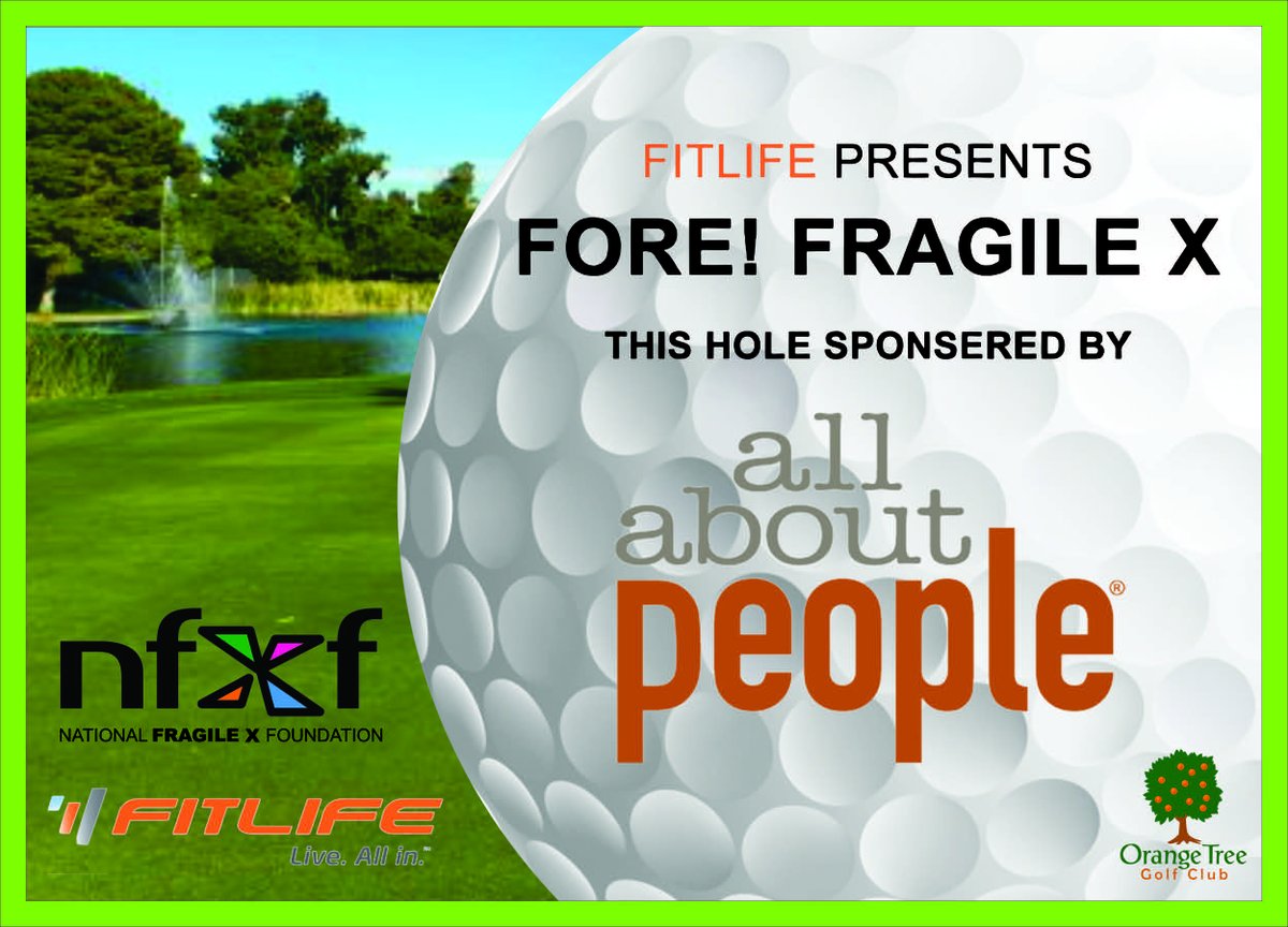 allaboutpeople's tweet photo. Supporting a worthy cause should be the only time you're above par! #supporting #worthycause #fragilex https://t.co/fSU2nWulTj