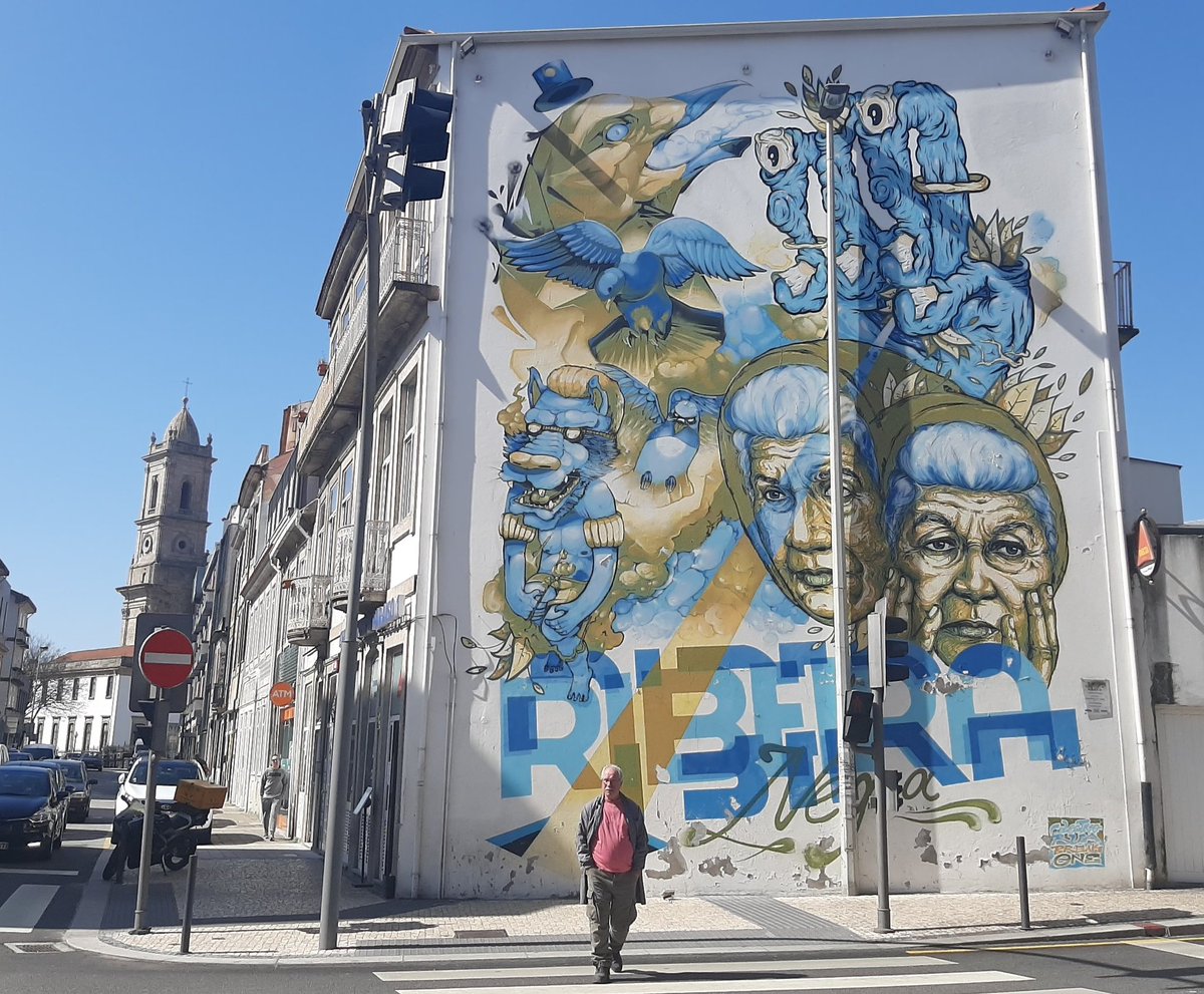 MolinaStreetArt's tweet photo. 'Ribeira negra' by Portugese Coletivo RUA & BreakOne in Porto, Portugal (2014)
#coletivorua #breakone #porto #portugal #portostreetart #artederua #streetart #mural #graffiti
📷 taken by me. https://t.co/qhxS2IgoLy