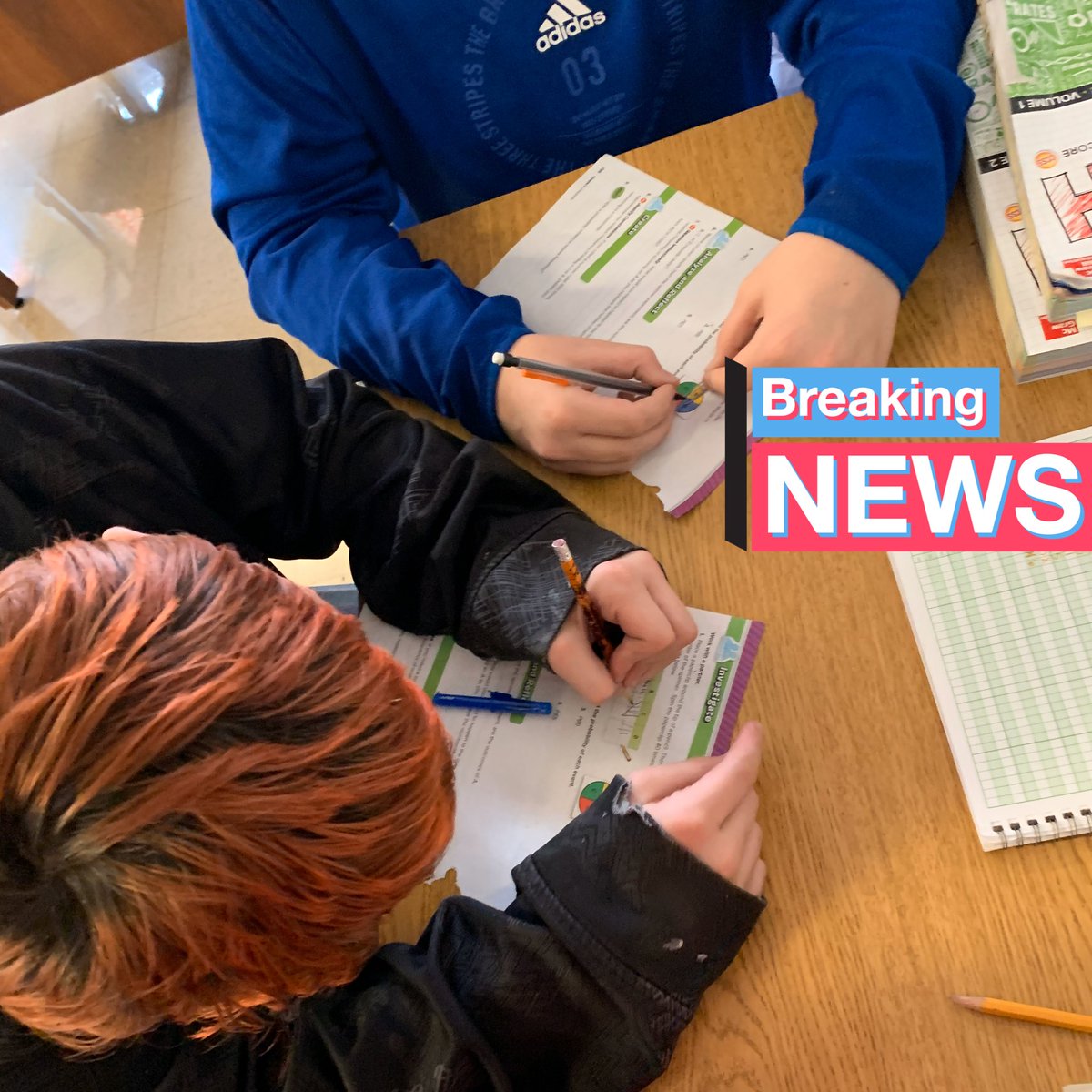 mattinglymomath's tweet image. Students working together to determine the differences of experimental and theoretical with spinners gives them a great hands on opportunity to delve deeper into the concept! #makingmathmatter #STMSgoingUp #superSennThomas