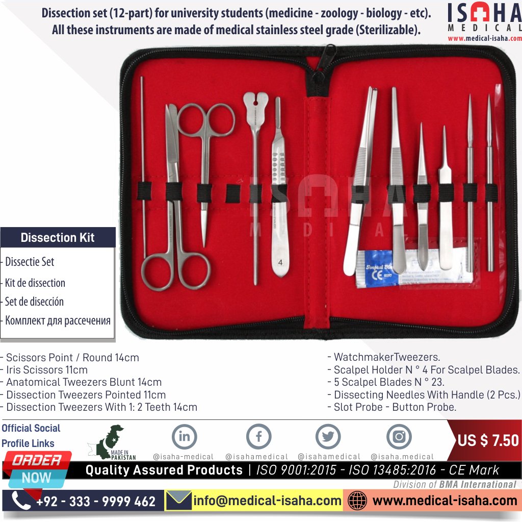Dissection Tools Clipart Pictures
