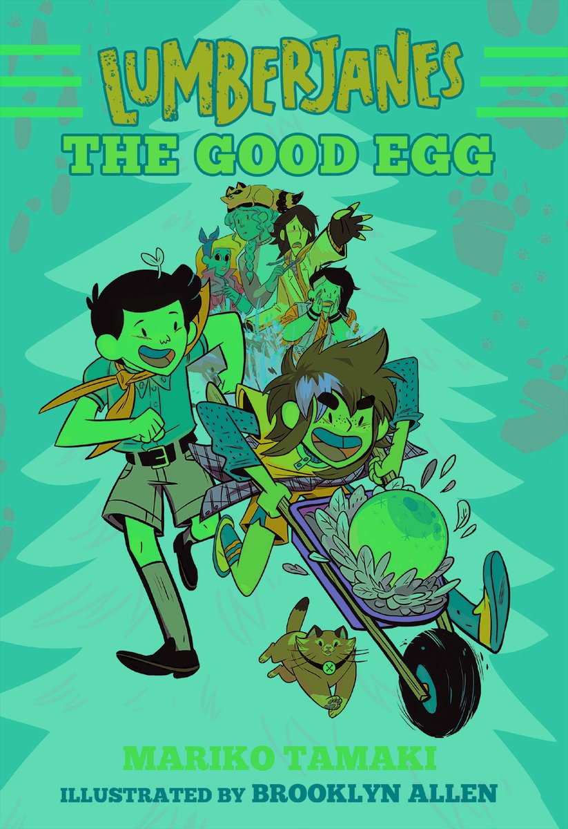 So egg-cited that @marikotamaki and @BrooklynAAllen's THE GOOD EGG, (#LumberjanesBook number 3) is now out in paperback. @Lumberjanes @boomstudios #BookBirthday bit.ly/2xrX6yF