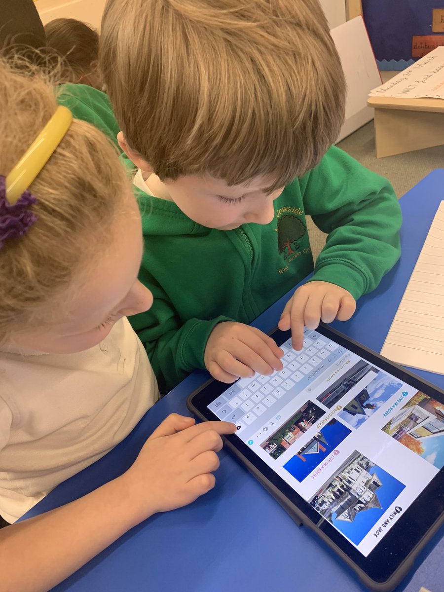 MeadowsidePop's tweet photo. Year 1 have enjoyed using the iPads today to create a digital poster. They included both text and pictures of where they think people can live 🏠⛺️ #MeadowsideComputing #MeadowsideDT #research #teamwork https://t.co/iIjR2kWDQJ