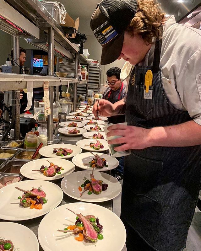 Check out Sous Chef Trey Durfee at our last bad ass beer dinner ! 💪🏼 Our Spring beer dinner is less than 2 weeks away and we only have a few tickets left. Trey has created a killer a menu featuring Spring items like green garlic, artichokes, peas, and ca… ift.tt/2INSrtj
