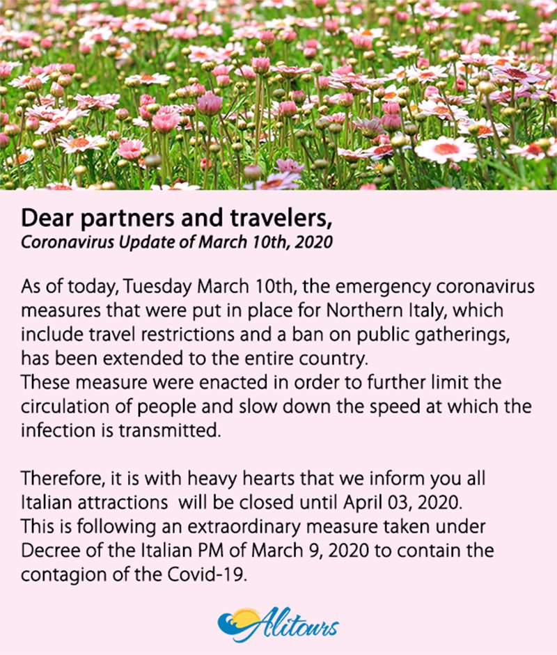 Alitours's tweet image. Read more... alitours.com/coronavirus-up…