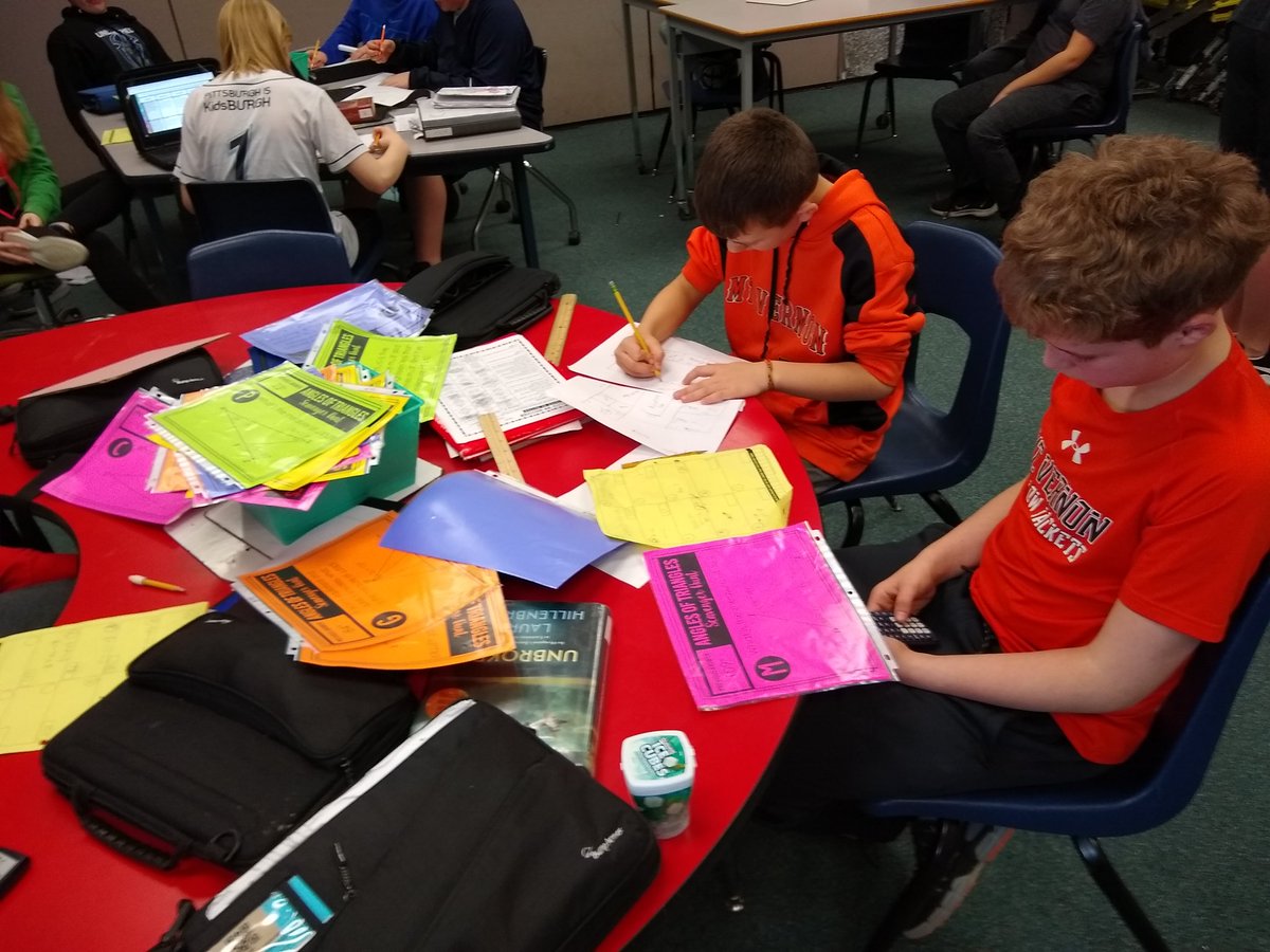 MVMSMiller6's tweet photo. Real world menu projects and triangle scavenger hunt #tlap #TeamMVMS https://t.co/iwOFCmIo37