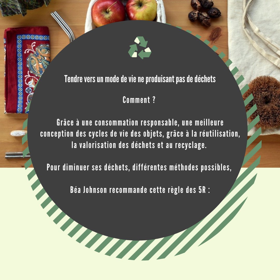 RennesEtVous's tweet photo. #PostInfo Le zéro déchet, c'est quoi ? 🧐♻️
Retrouvez nos explications sur ce mouvement !
⚠️ Save the date : le 29 avril ! Nous organisons notre événement rennais Soirée zéro déchet🍹au @le4bisRennes @zerowastehome #zerowaste https://t.co/ejvcg4AhaM