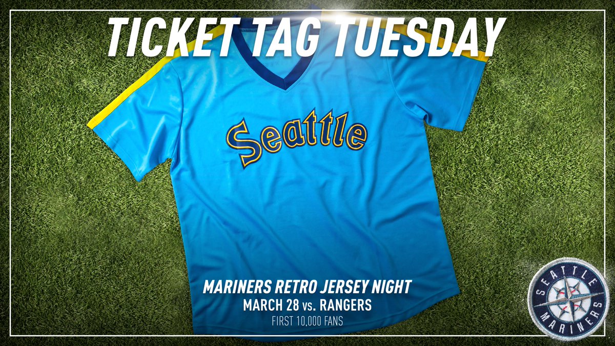 mariners retro jersey night