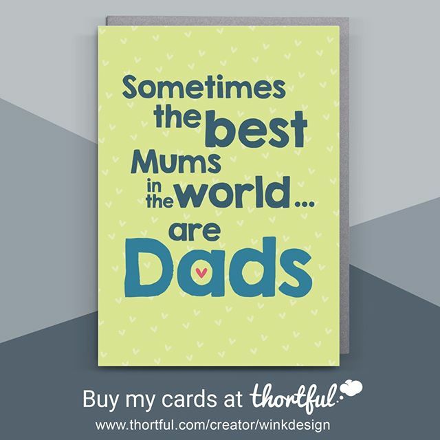 Because sometimes, the best mums in the world are Dads. ⁠
⁠
⁠
⁠
⁠
⁠
#mothersdaycard #mothersday #MothersDay2020 #lovegreetingscards #greetingcards #card  #happymothersday  #bestfriend #MothersDay  #winkdesignuk #winkdesign #iloveyoudad #dadonmoth… ift.tt/3aMcnIC