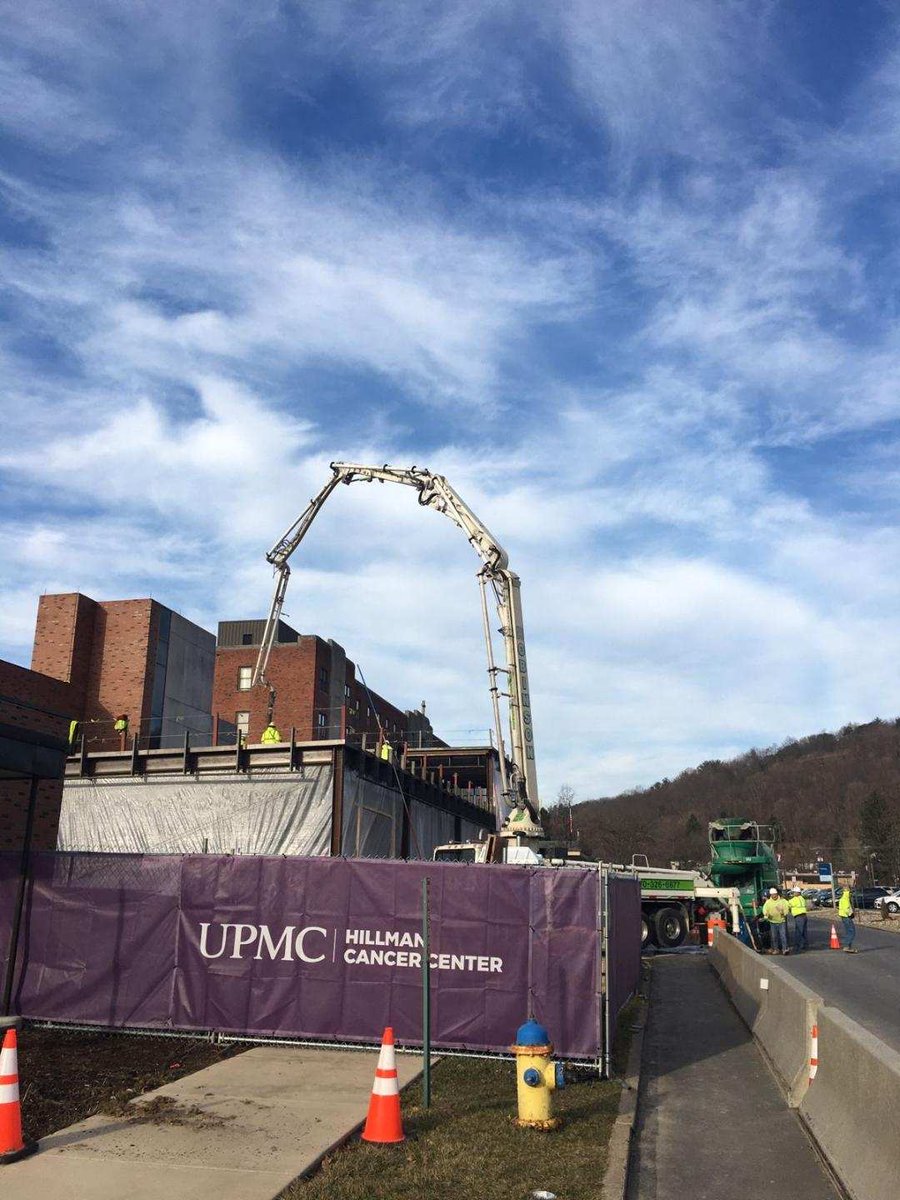 ausleyconstruct's tweet image. Deck pour at the UPMC Hillman Cancer Center expansion project on the Divine Providence Campus in Williamsport, PA.