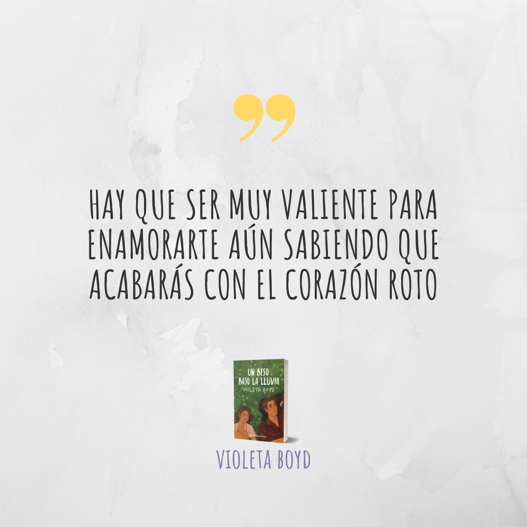 NovaCasaEditors's tweet photo. ¡Ya está aquí! El esperadísimo UN BESO BAJO LA LLUVIA de Violeta Boyd (@nosoyvioleta) está disponible. En nuestras historias os hemos dejado el enlace para adquirirlo en papel (¡hacemos envíos a todo el mundo!) y en ebook.
#novacasaeditorial #unbesobajolalluvia #violetaboyd https://t.co/SEbegJFhMW