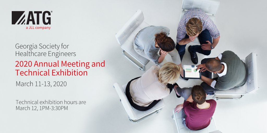Visit ATG's exhibit at the #GASHE Annual on 3/12. We discuss successful #compliance strategies for #healthcare, as well as how you can effectively maintain accurate utility and #LifeSafety inventories. All this and a chance to win an #iPad! Event info: gashe.org