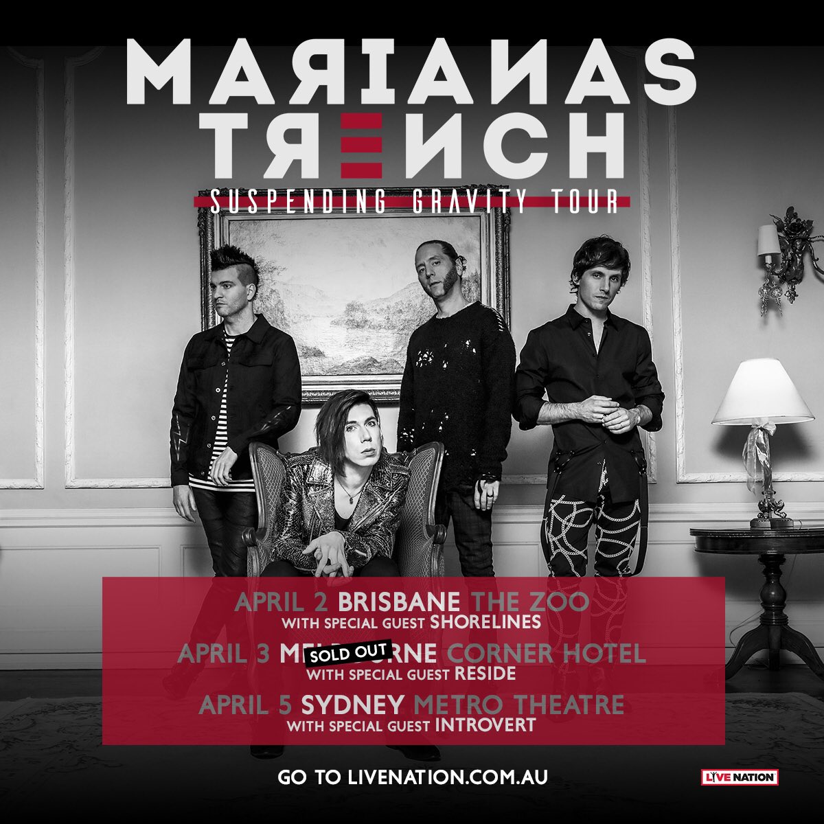 introvertpunx's tweet image. Sydney! We’re back next month for a one-off show with @mtrench at the Metro Theatre.
Tickets at livenation.com.au