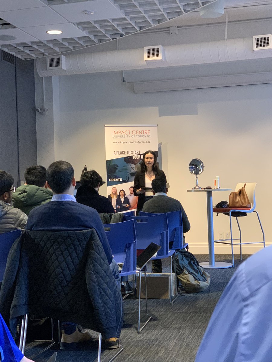 IdasLevato's tweet photo. Checking out #startupslam #Socent #impact and #triplebottomline #startup pitches @UofT @UofTStartup @ImpactUofT to show support for early stage founders with vision for a more connected & healthy humanity. #onramp promising founders! @TBLangels @werkto we’ll be following! https://t.co/mcxs4v0EmF