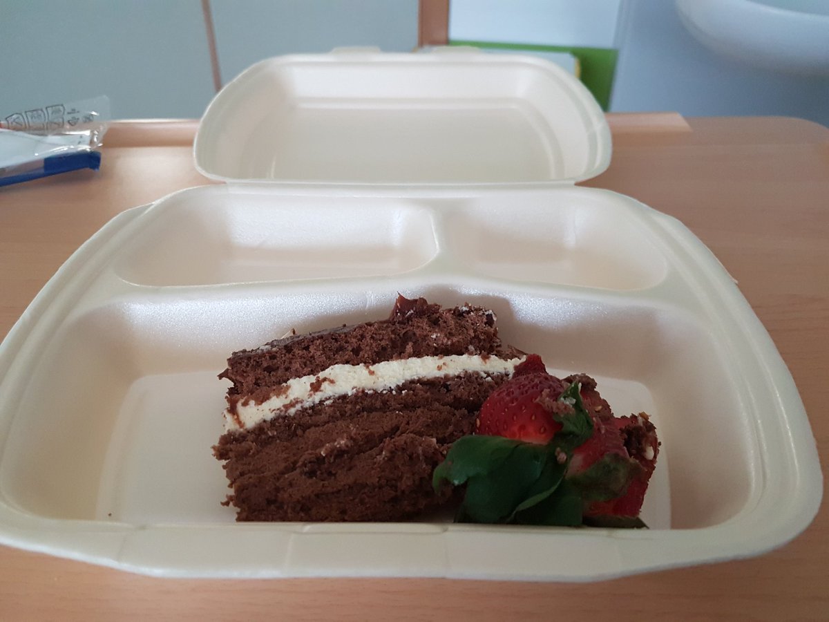 declankinvara's tweet photo. Big shout out to the wonderful staff in University Hospital Galway who sent birthday cake to my room in isolation as I recover from #coronavirus #COVID2019 Sometimes it's the small things that matter. https://t.co/9q96v0yarQ