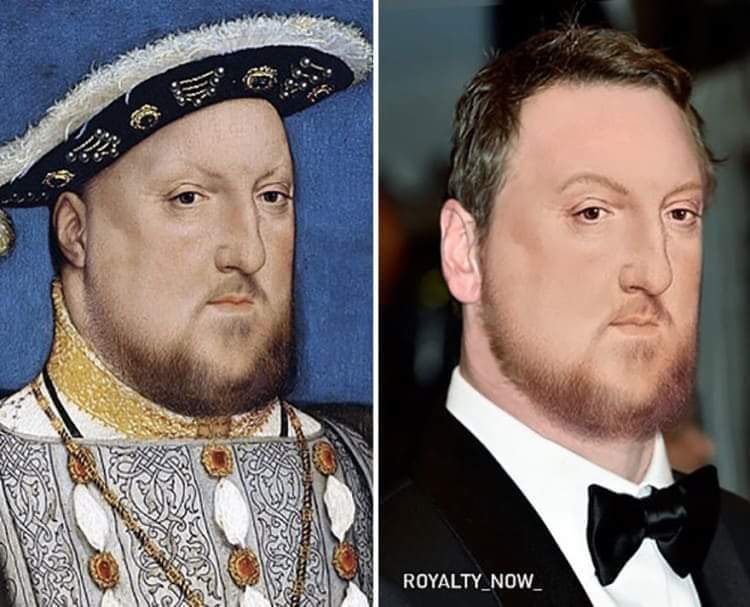 SecretoDruidas's tweet photo. Una artista, Becca Saladin, ha transformado figuras históricas en personas "modernas".

1- Arriba izquierda : Enrique VIII
2- Arriba derecha: Ana Bolena 
3- Abajo izquierda: Isabel I de Inglaterra 
4- Abajo derecha: Catalina de Aragón

Hilo ⤵️ https://t.co/8IdAve2zQl