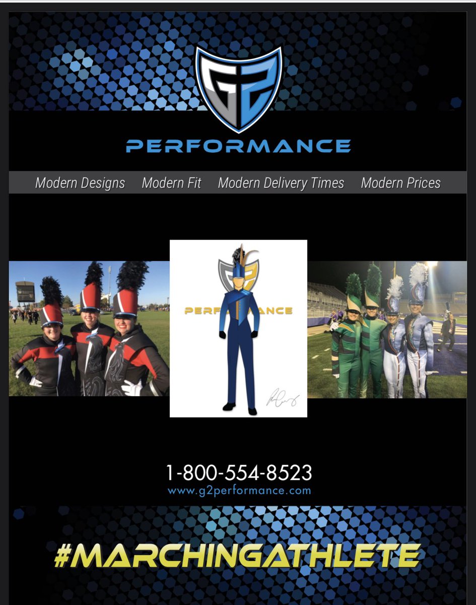 G2_Performance's tweet photo. There is still time to design, sample and order new Marching Band Uniforms for the 2020 Marching Season!  Contact us today to start your Ultimate Uniform Experience!  #MarchingAthlete #ExperienceG2 https://t.co/kZT9RS47RX