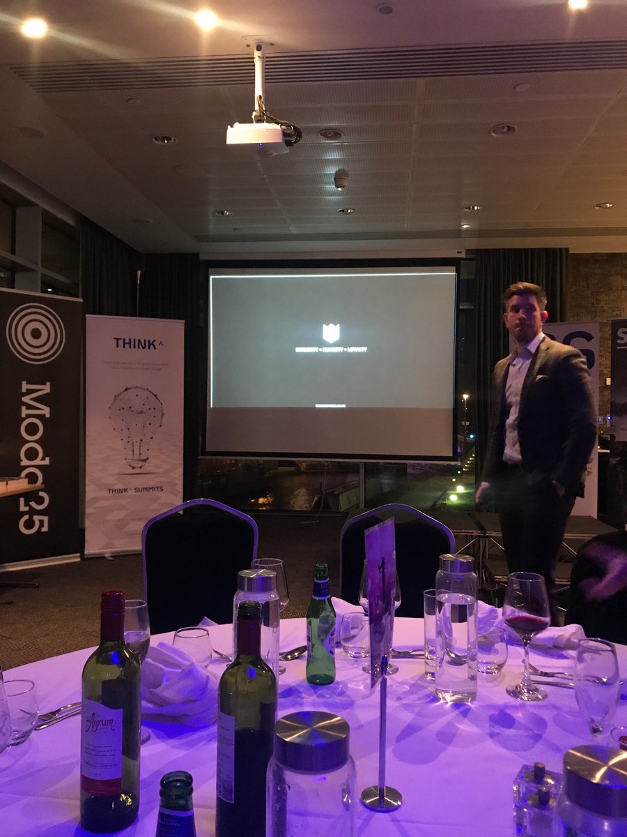 thinksummits's tweet photo. The stage is set for our next keynote speaker - Military Cross recipient and Sunday Times’ best-selling author @BrianWoodMC https://t.co/WaJ1fwA6ka