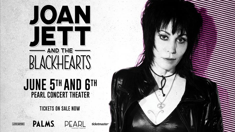 Joan Jett and the Blackhearts headline back-to-back shows at Pearl on June 5th and 6th. Tickets on sale NOW: bit.ly/2SEbZGb