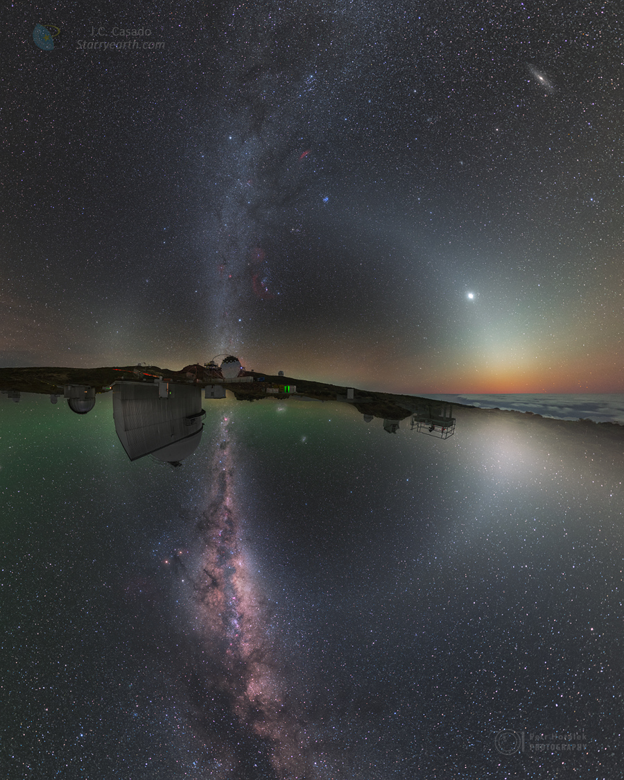 Space photo moment - Two Hemisphere Night Sky by Petr Horálek/ESO, Juan Carlos Casado/IAC (TWAN) ( https://apod.nasa.gov/apod/ap200227.html)