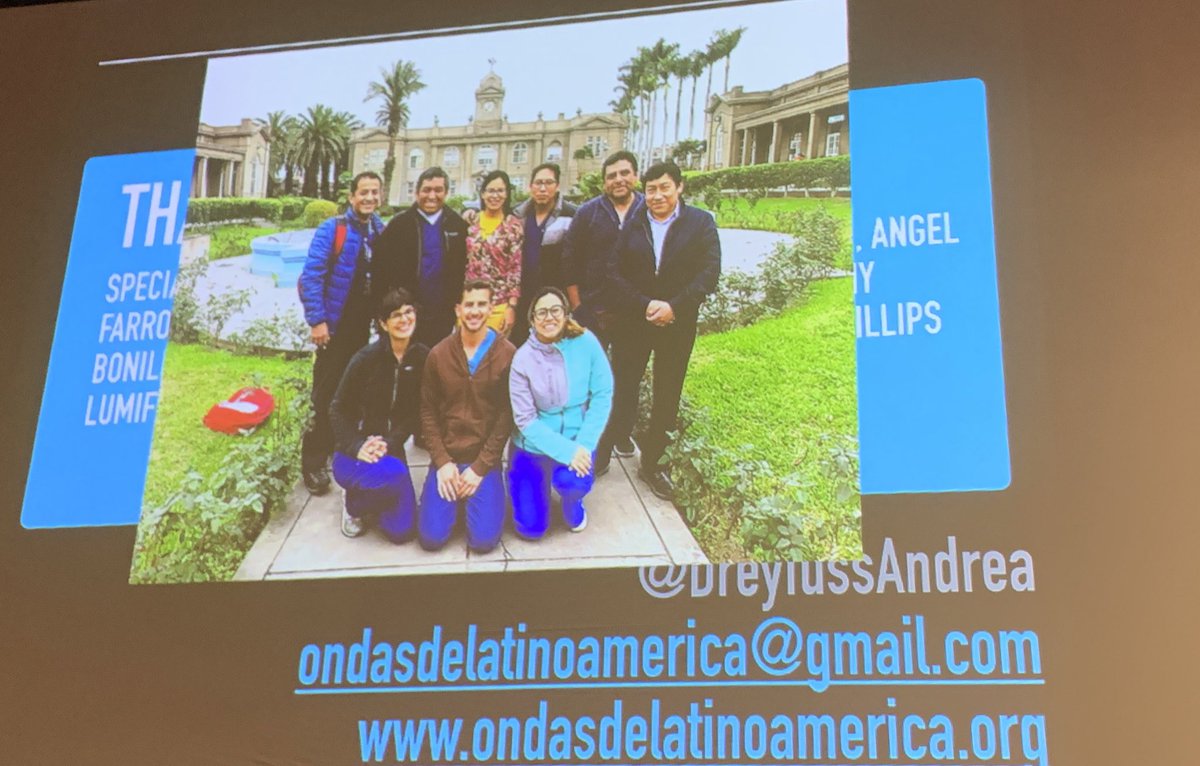 StonyBrookIEM's tweet photo. Dr Andrea Dreyfus is cofounder of Ondas en Latinoamérica, and NGO bringing POCUS education to Latin America. Find more info here:
https://t.co/8lEirSLE2L
@DreyfussAndrea @HGHED @developingem @EMRAPGO #stonybrookiem #iem #internationalem #emdevelopment https://t.co/VBxlCd4Tdx